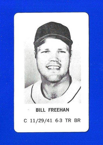 1970 MILTON BRADLEY BASEBALL #7 BILL FREEHAN NM+ DETROIT TIGERS (SB0)