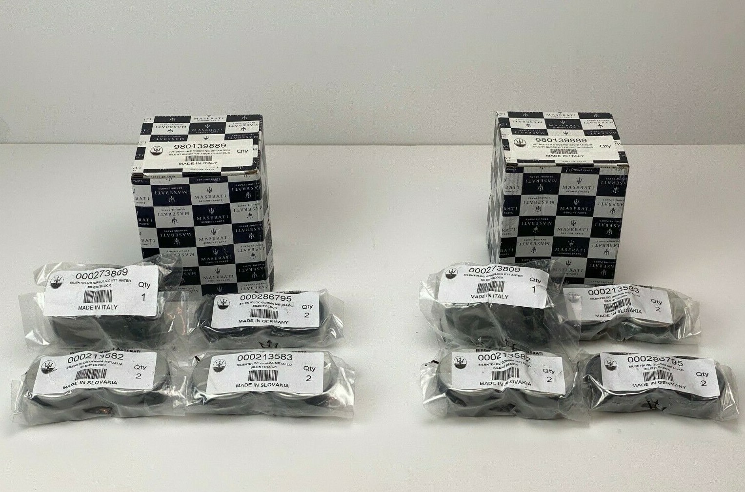 Maserati Quattroporte & GranTurismo Front Control Arms Bush Kit - Genuine