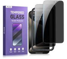 Privacy Screen Protector for iPhone 15 Pro 6.1 Inch  2-Pack 