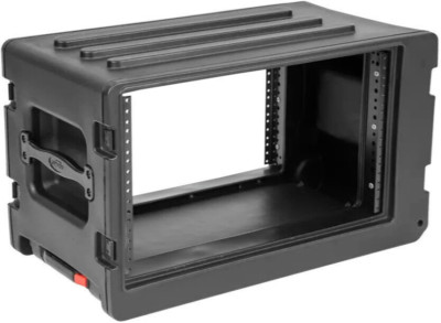 SKB 1SKB-R6SW 6U rSeries Shallow Rolling Rack (LLDPE) Includes rack mount screws