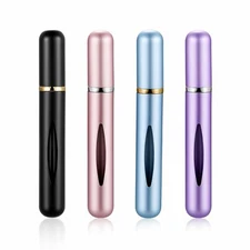4pc 5ml Travel Portable Refillable Perfume Atomizer Spray Fragrance Empty Bottle
