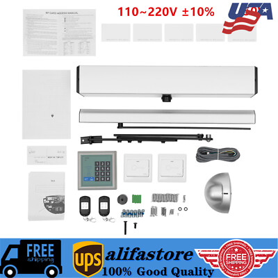 Automatic Swing Door Opener Handicap Door Openers Kit DC 24V Brushless Motor 50W