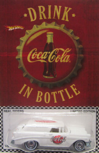 Hot Wheels CUSTOM '56 CHEVY NOMAD Coca-Cola Real Riders Limited 1/5 Made!!! - Picture 1 of 4
