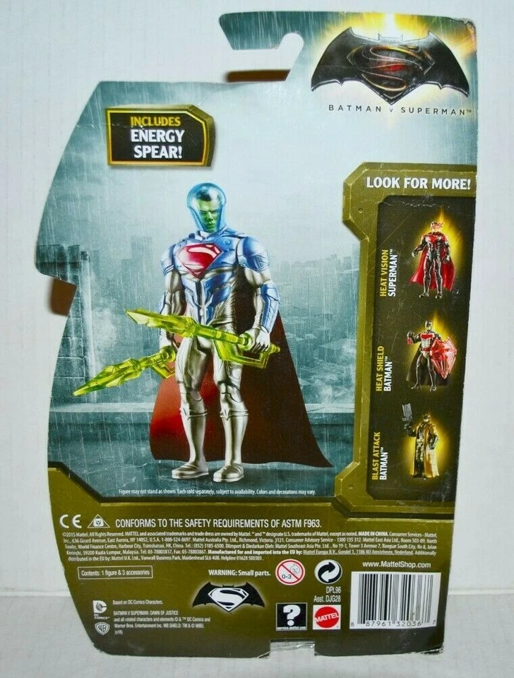 蝙蝠侠大战超人正义黎明氪石遏制 6 英寸可动人偶 — 第 2/3 张图片