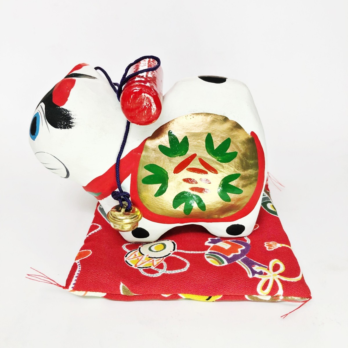 置物 ikko Japanese Inu Hariko Dog Okimono Papier Mache Art Ornaments Lucky