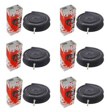 6 DURO Bicycle Inner Tube 700 x 35c/38c/43c 33mm Thorn Resistant Presta Valve.
