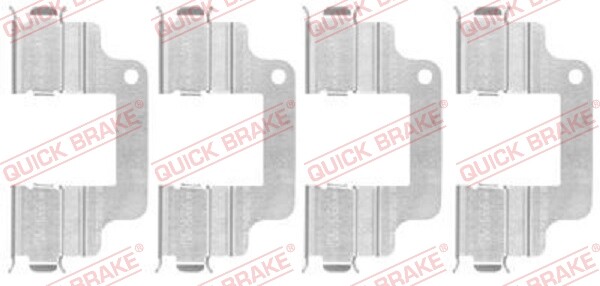 Quick Brake 109-1740 ZubehöRsatz, Scheibenbremsbelag FüR Land Rover-image