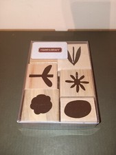 Close To My Heart Rubber Stamps WHIMSICAL FLOWER BLOSSOM and STEM