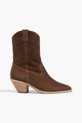 RRP 356 BA&SH Leather Ankle Boots US6 UK3 EU36 Pull On