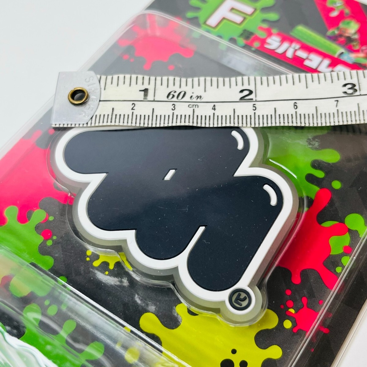Splatoon figure Rubber Charm Keychain Strap Graffiti *NEW