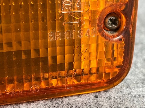 87-91 MK8 U12 BLUEBIRD EU12 NISSAN OEM JDM RHD FRONT BUMPER TURN SIGNAL LIGHTS - Picture 8 of 17