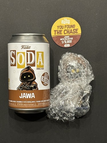 Star Wars Jawa With Blaster Funko Soda Chase - NEU