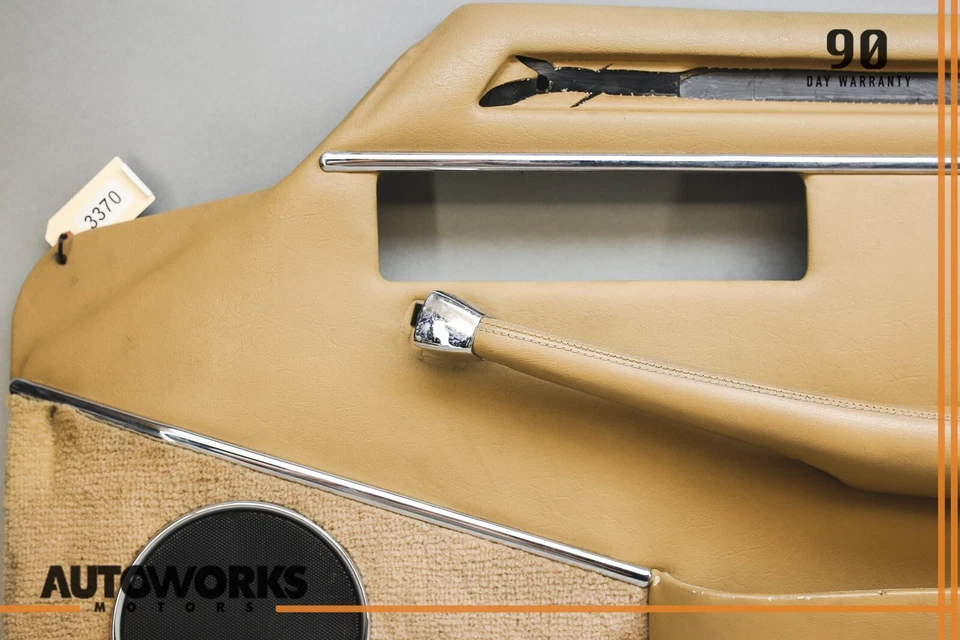 93-94 Jaguar XJS Series 3 conversível frente direita painel interno da porta acabamento AFW fabricante de equipamento original - Imagem 3 de 4