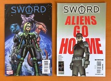 SWORD #1 & 2 (Marvel 2009) 2 x VF & NM comics