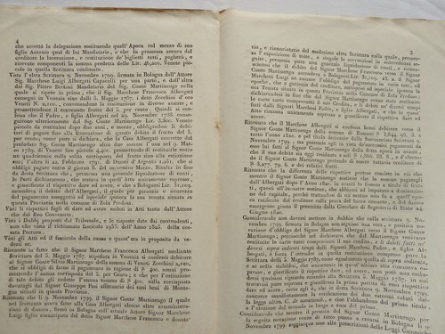 LIBRETTO DOCUMENTO SENTENZA GOVERNO PONTIFICIO BOLOGNA 1833 TRIBUNALE AVVOCATO - Imagen 4 de 7