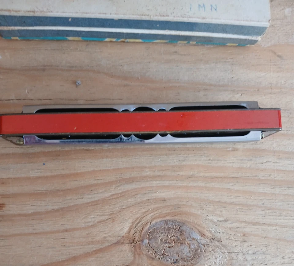 Armónica Yamaha 19 agujeros A440 de colección ***RARA CON CAJA *** Foto 3 de 4