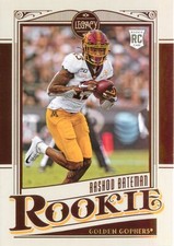Rashod Bateman RC 2021 Legacy Football Rookie Card #152 Minnesota Golden Gophers