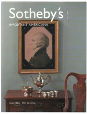 Sotheby's Important Americana New York Auction catalogue 2002, furniture, flags