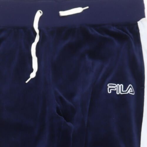 Fila Women’s Blue Jogger Trousers - L, Casual Velour - Picture 10 of 12