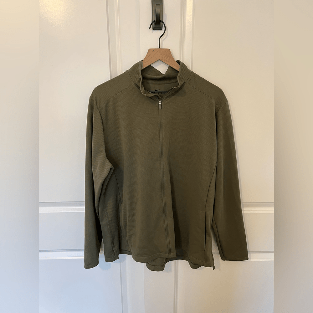 Nike Dri-FIT UV Victory Women's Full-Zip Golf Jacket Green 2X/XXL