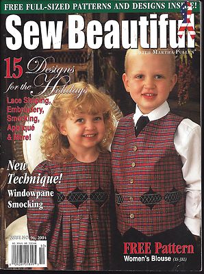 SEW BEAUTIFUL with Martha Pullen ~ ISSUE 96 - SEPT/OCT 2004 - Christening Gown