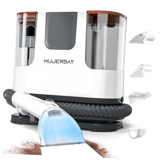 Upholstery Carpet Cleaner,  12Kpa Portable Spot and Stain Cleaner, Easy Move