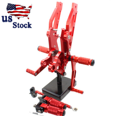 For Honda GROM MSX125 2012 2013-2015 CNC Rearset Footrest Footpeg Pedal GP Shift