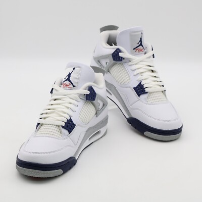 DH6927-140 Nike Air Jordan 4 Midnight Navy Light Smoke Gray DH6927-140 Nike Air Jordan 4 Midnight Navy Light Smoke Gray