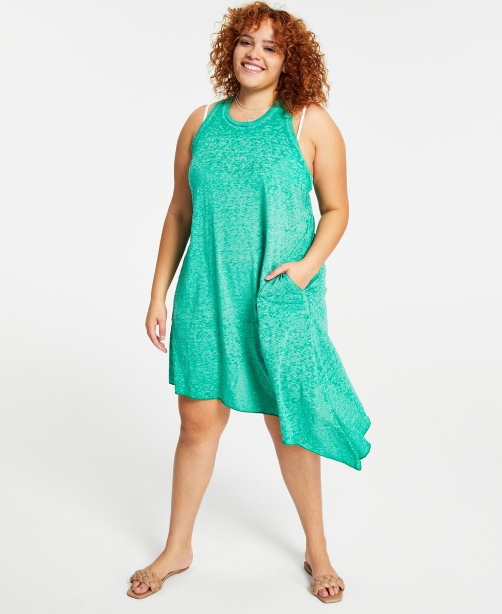 NWT Becca Etc Women's Plus Size Beach Date Cover-up Dress Size 2X $70 8B604
