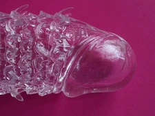 Soft Silicone Textured Sleeve Reusable Protective Sheath with Raised Points 6