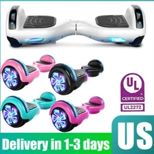 New 6.5" Kids Hoverboard w/ Bluetooth & LED Lights Self Balancing Scooter UL2272