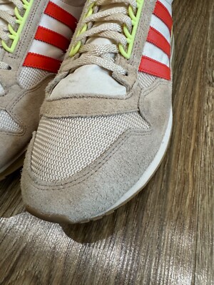 Adidas ZX 500 Jordan Beige Orange Trainers Size 44.5 FU9247 Adidas ZX 500 Jordan Beige Orange Trainers Size 44.5 FU9247