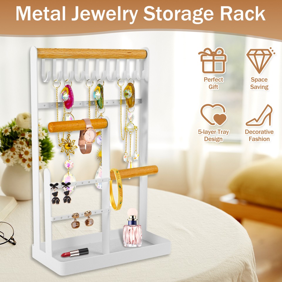 Jewelry Organizer Stand Multipurpose Jewelry Display Holder Space
