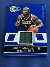 2010-11 Totally Certified Blue Materials Basketball Card #12 Corey Maggette/99
