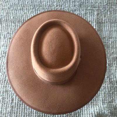 NEW! Wyeth rich cocoa wool boater | eBay display picture 1