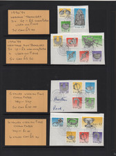 1990-97 HERITAGE & TREASURES BOTH PAPERS ON 4 PIECES TAKEN OFF COVERS C/V £35 +