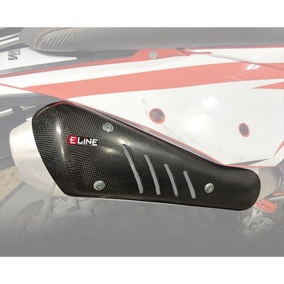 E Line Carbon Fiber Full Muffler/Bag Guard For KTM 350 XC-F Factory Edition 2022