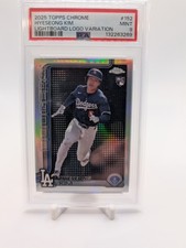 2025 TOPPS CHROME LIGHTBOARD LOGO VARIATION #152 HYESEONG KIM ROOKIE RC PSA 9