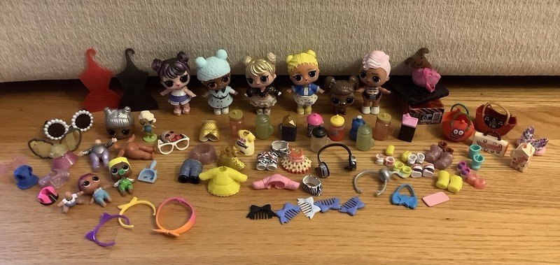 Lot of LOL Surprise Dolls Clothes Shoes Accessories Pet Boy Glam Glitter Goldie