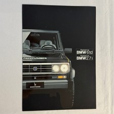 1991 Bertone Freeclimber Suv Sales Brochure Bmw Bertone Free Climber German 1991 Bertone Freeclimber Suv Sales Brochure Bmw Bertone Free Climber German