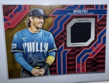 Topps 2025 Series 2 City Connect Swatch Bryson Stott Phillies Gold /50 CC2-BS