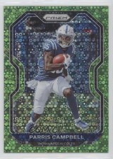 2020 Panini Prizm No Huddle Neon Green Prizm 3/5 Parris Campbell #84 0x8f