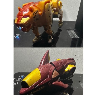 Bandai Gaoranger DX Gao Cheetah and Shark Power Rangers Wild Force Gao God Rare 