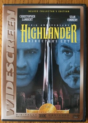 Highlander DVD Deluxe 10 Anniversary Director's Cut