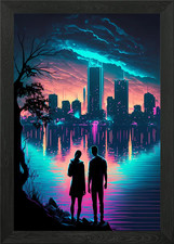 Dreamscape Romance Fantasy Framed Wall Art Poster Canvas Print Picture