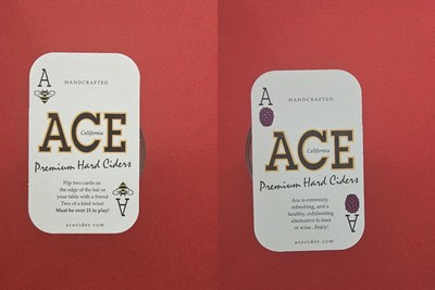 ACE Premium Hard Cider California Brauerei Bierdeckel Bier