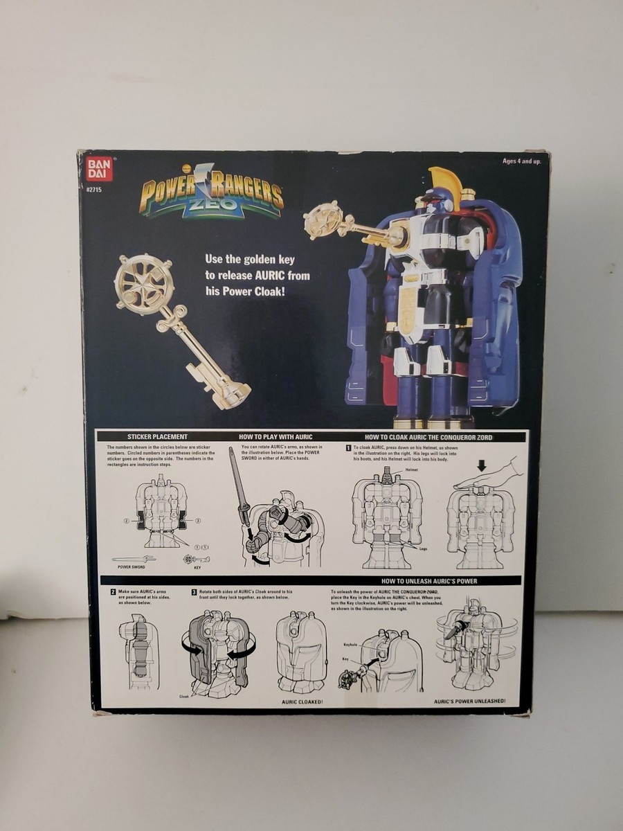 1996 Bandai/Saban POWER RANGERS ZEO Deluxe AURIC: the Conqueror