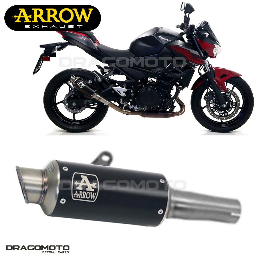 Silencieux ARROW GP2 KAWASAKI Z 400 pour remplacer le pot lourd