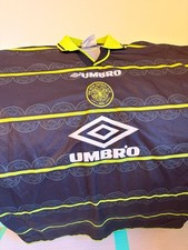 Celtic Glasgow Trikot Umbro Schwarz Grün Vintage Gr. XL
