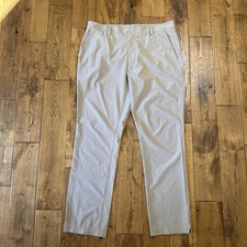 Vineyard Vines Fairway Pants Men 34x30 Beige Golf Performance Stretch Preppy